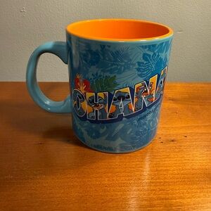 Lilo & Stitch "Ohana Means Family" Ceramic Mug | Holds 20 Ounces Disney Blue